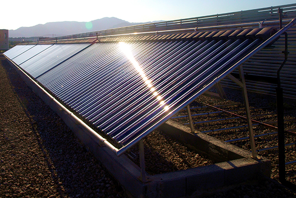 Sončna energija za ogrevanje / Solarenergie zum Heizen